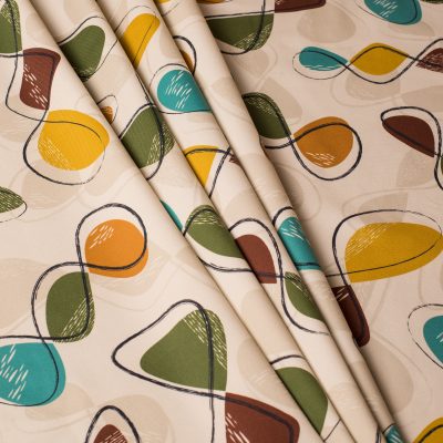 retro upholstery fabric for curtains and interiors