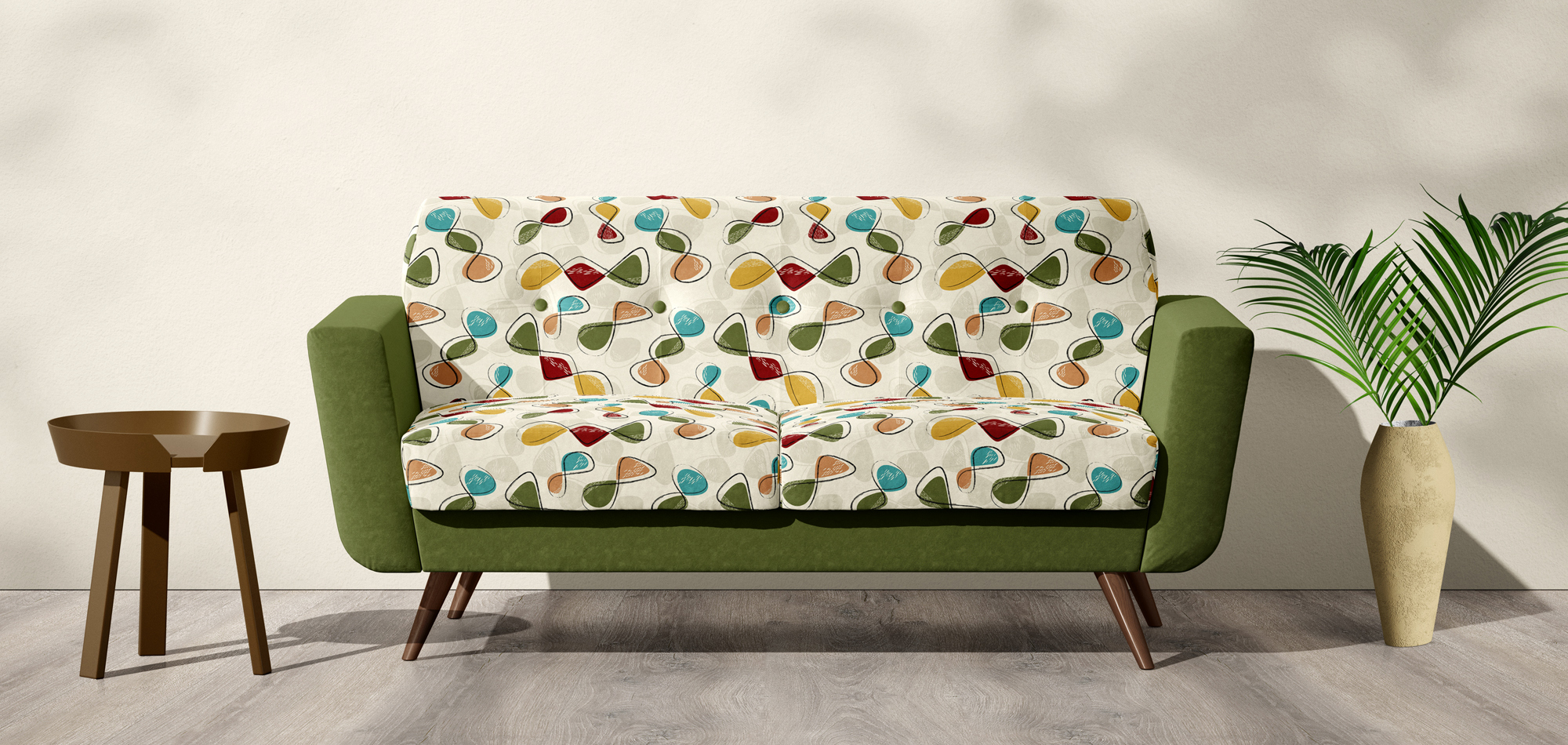 midcentury modern upholstery